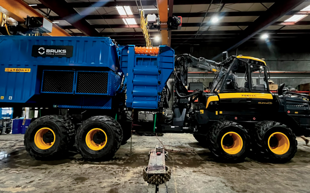 Forwarder-Chipper Ready For Service in California